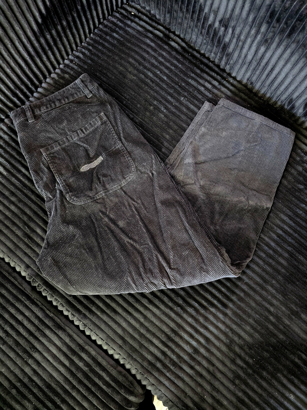CCS Black Corduroy Pants - Baggy Taper 34×30